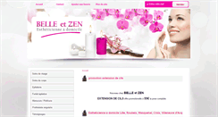 Desktop Screenshot of estheticienne-belleetzen.com